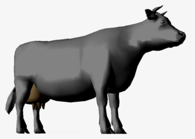 Cow3d View   Class Mw 100 Mh 100 Pol Align Vertical - Dairy Cow, HD Png Download, Transparent PNG