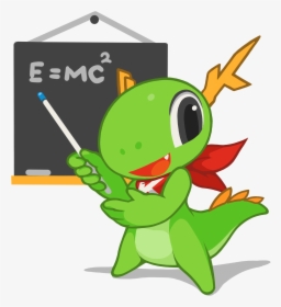 Kde Mascot Konqi For Presentation And Education Applications - Rms Guy's Site Outline Channel Art, HD Png Download, Transparent PNG