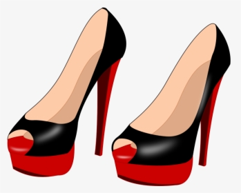 Heels Clipart - Pink Shoes Clip Art, HD Png Download, Transparent PNG