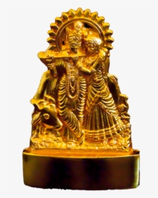 Radha Krishna Statue - Bronze Sculpture, HD Png Download, Transparent PNG