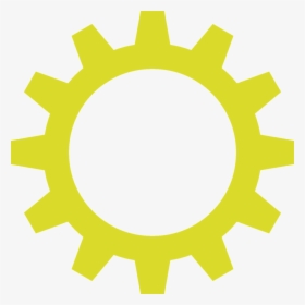 Gear Icon White Png, Transparent Png, Transparent PNG