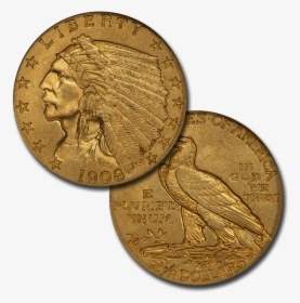 Indian Gold Coin Png - Indian Head, Transparent Png, Transparent PNG