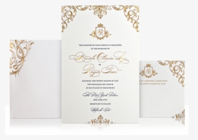 Luxury Wedding Invitations With Fetching Invitation - Luxury Wedding Invitation Template, HD Png Download, Transparent PNG
