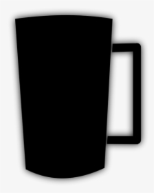 Black Mug With Square Handle Vector Image - Black Coffee Mug Mug White Tea Mug Mug Vector, HD Png Download, Transparent PNG