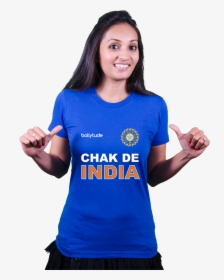 Icc Cricket World Cup 2015, Team India Tshirt, Jersey, - Indian Cricket Women T Shirt, HD Png Download, Transparent PNG