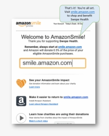 Amazonsmile Step - Amazon Prime, HD Png Download, Transparent PNG