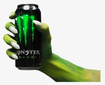 Image Of Monster Arm Holding A Can Of Monster Energy, HD Png Download, Transparent PNG