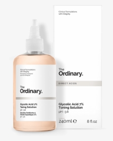 Glycolic Acid 7% Toning Solution - The Ordinary Glycolic Acid 7% Toning Solution, HD Png Download, Transparent PNG