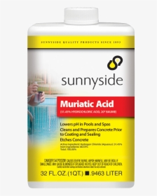 Product Label Of Muriatic Acid, HD Png Download, Transparent PNG