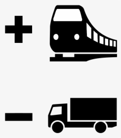 Shipping Goods By Train And Not By Lorries - Señales De Transito En Forma De Circulo, HD Png Download, Transparent PNG