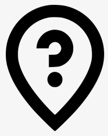 Pin Question Mark - Location Pin With Question Mark Png, Transparent Png, Transparent PNG