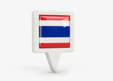 Square Pin Icon - Thailand Flag Pin Icon, HD Png Download, Transparent PNG