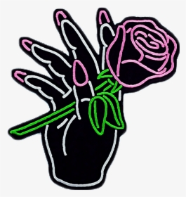 Nes Tumblr Hipster Download Free Clipart With A Transparent - Hand With Rose Png, Png Download, Transparent PNG
