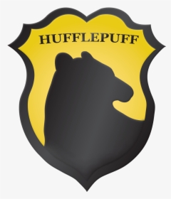 Hogwarts Crest Transparent Background - Simple Hufflepuff Crest, HD Png Download, Transparent PNG