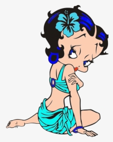 Betty Boop Clipart Hd - Black And White Betty Boop, HD Png Download, Transparent PNG