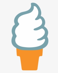 Ice Cream Emoji Android, HD Png Download, Transparent PNG