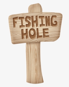 Hook Clipart Fishing Bobber - Fishing Hole Clipart, HD Png Download, Transparent PNG