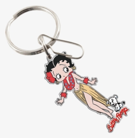 Picture Of Betty Boop Aloha Enamel Key Chain - Betty Boop Keychain, HD Png Download, Transparent PNG