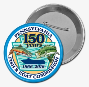 150th Anniversary Pa Fish And Boat Commission Logo - Fishing, HD Png Download, Transparent PNG