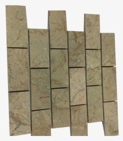 Brick Pattern Sahara Gold Marble Polished Mesh-mounted - Wood, HD Png Download, Transparent PNG