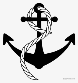 Anchor With Rope Transparent Clipart Anchor Rope Clip - Anchor With Rope Png, Png Download, Transparent PNG
