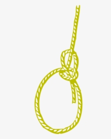 Knot Yellow Rope Free Picture - Knotted Rope Cartoon Png, Transparent Png, Transparent PNG