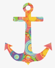 Anchor, Nautical, Beach, Ocean, Summer, Weight, Symbol - Cross Tattoo Clipart, HD Png Download, Transparent PNG
