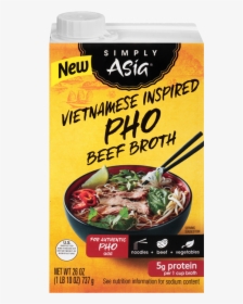 Vietnamese Inspired Pho Beef Broth - Simply Asia Japanese Style Ramen Noodles, HD Png Download, Transparent PNG