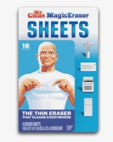 Magic Eraser Sheets - Mr Clean Magic Eraser Sheets, HD Png Download, Transparent PNG