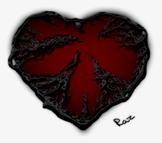 Download Dark Red Heart Png Pic - Heart Dark Image Png, Transparent Png, Transparent PNG