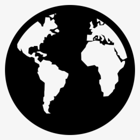 World Map Globe Vector Graphics - World Map Icon White, HD Png Download, Transparent PNG