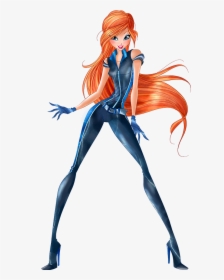 World Of Winx Bloom In Spy Outfit Png Picture - Bloom World Of Winx, Transparent Png, Transparent PNG