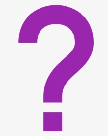 Transparent Computer Confusion Clipart - Purple Question Mark Clipart, HD Png Download, Transparent PNG