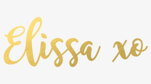 Elissaxo - Calligraphy, HD Png Download, Transparent PNG
