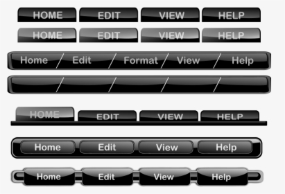 Button Clipart Website Png - Free Black Website Buttons, Transparent Png, Transparent PNG
