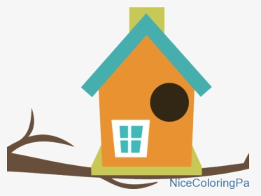 Bird House Clipart Animated Bird - House Warming Invitation Png, Transparent Png, Transparent PNG