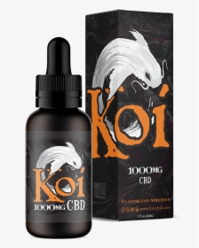 1000mg Bottle Of Koi White Cbd Flavorless Additive - Koi Cbd Pink Lemonade, HD Png Download, Transparent PNG