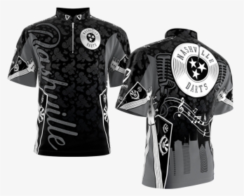 Nashville Darts Black   Data-large Image //cdn - Best Dart Uniform Design, HD Png Download, Transparent PNG