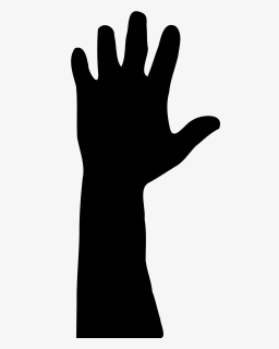 Hand Reaching Up Silhouette, HD Png Download, Transparent PNG