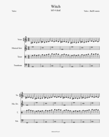 Left 4 Dead Piano Sheet Music, HD Png Download, Transparent PNG