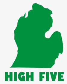 Michigan High Five Shirt - State Of Michigan High Five, HD Png Download, Transparent PNG