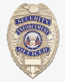 Security Enforcement Officer Badge, HD Png Download, Transparent PNG