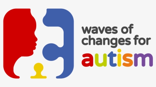 Colourful Waves Of Changes For Autism Logo - Waves Of Change For Autism, HD Png Download, Transparent PNG