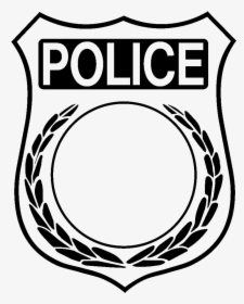 Police Badge Coloring Page, HD Png Download, Transparent PNG