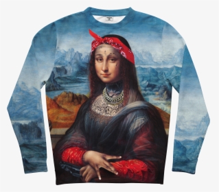 Trap Mona Lisa Sweater - Louvre, Mona Lisa, HD Png Download, Transparent PNG