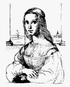Raphael Mona Lisa Sketch, HD Png Download, Transparent PNG