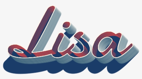 Lisa 3d Letter Png Name - Miranda Name, Transparent Png, Transparent PNG