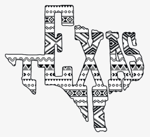 Texas Decals - Texas Aztec Png, Transparent Png, Transparent PNG