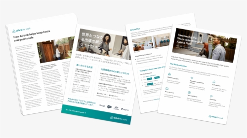 Airbnb For Work Marketing Collateral Library - Airbnb Flyer, HD Png Download, Transparent PNG