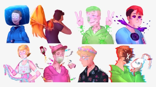Speedpaint Youtubers Drawlloween Gore Png Royalty Free - Types Of Gore Art, Transparent Png, Transparent PNG